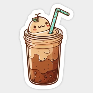 Cute coffee cup Sticker